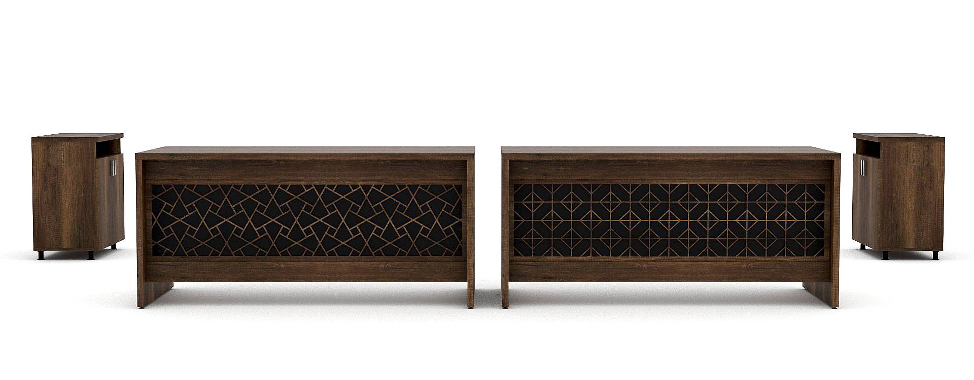 Ordos Plus Pattern Executive Desk Set