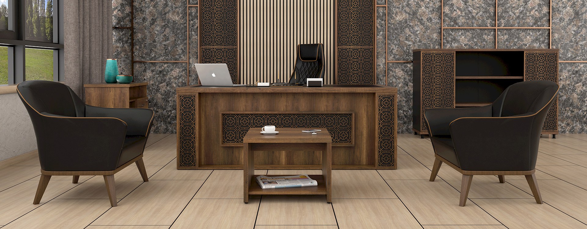 Bardenas Executive Desk Set